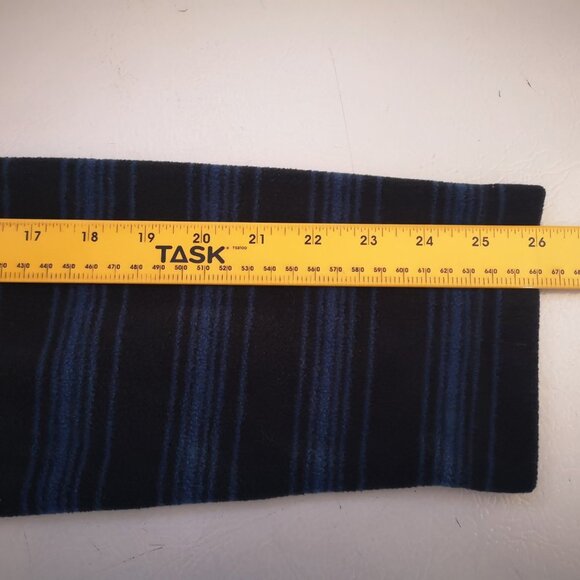 Eddie Bauer Men's Size Large Navy & Royal Blue 1/4 Zip Fleece Pullover - Picture 9 of 11